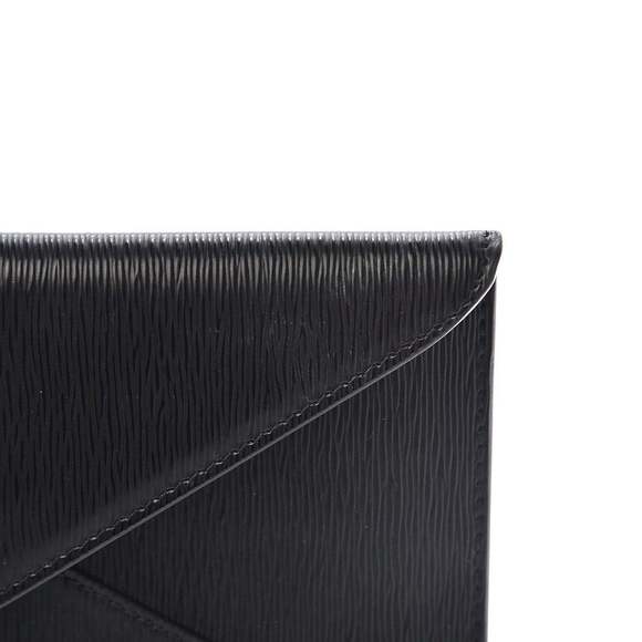 Prada Black Vitello Move Leather Long Envelope - Picture 3 of 9